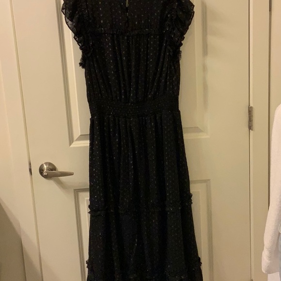 Smocked black dress - Picture 8 of 9